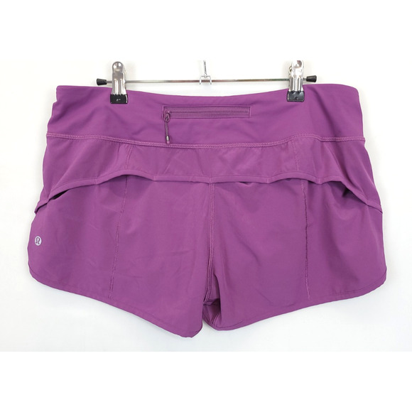 Lululemon Run Speed 2.5" Short 8 Dark Mystic Plum Athleisure W7578S - Picture 1 of 9